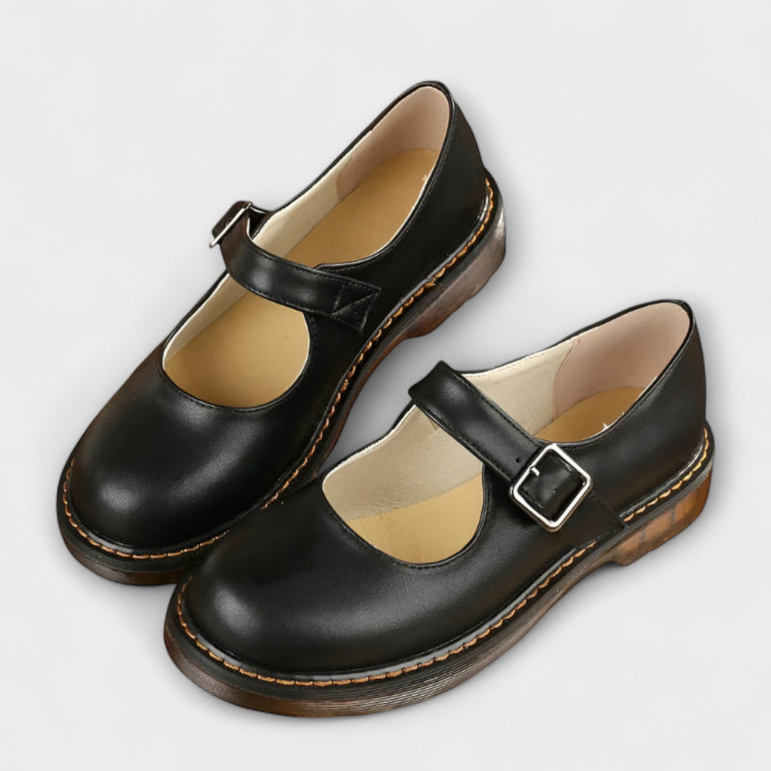 Women’s Comfort Adjustable Strap Mary Jane Flats