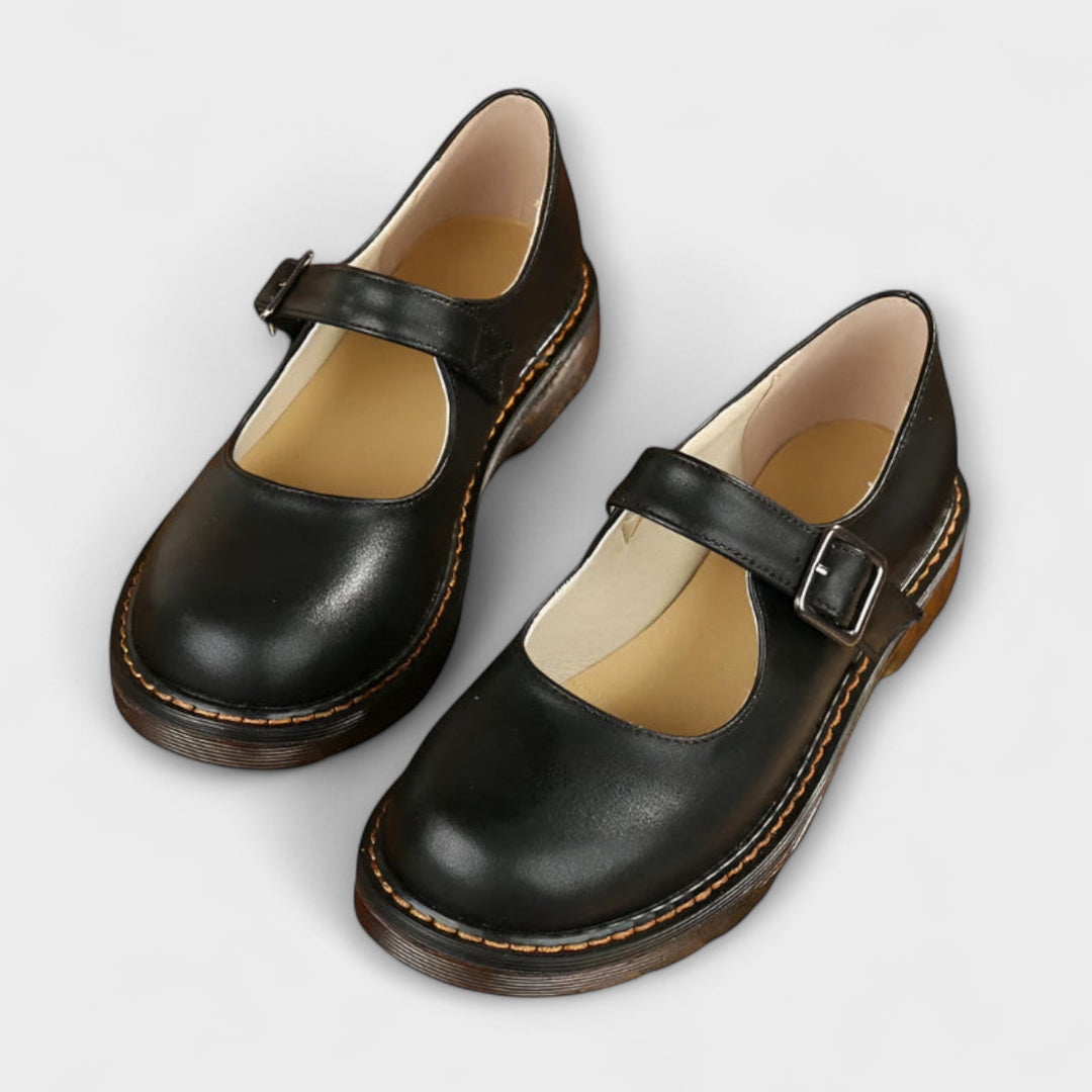 Women’s Comfort Adjustable Strap Mary Jane Flats