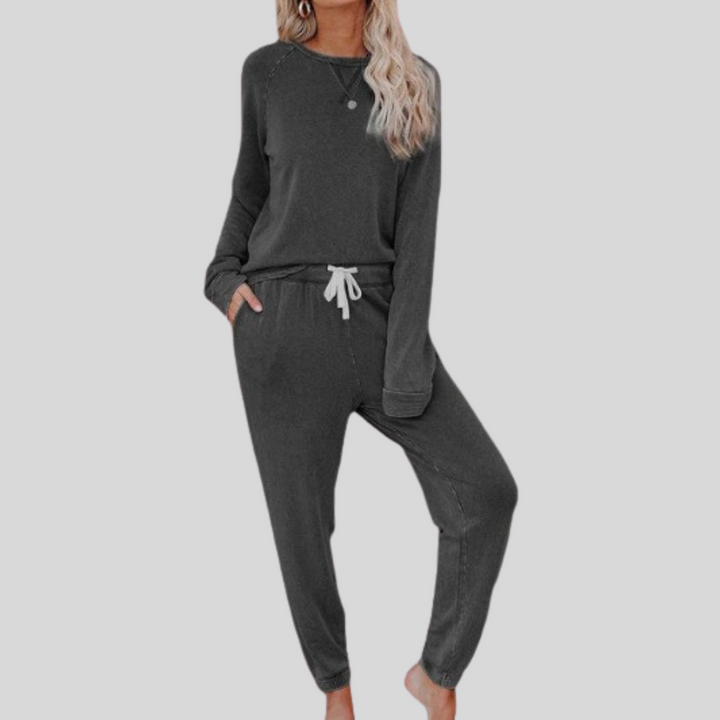 Women’s Casual Long Sleeve Sweatsuit Set