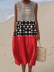 Women’s Colorblock Midi Dress