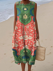 Women’s Bohemian Midi Dress