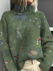 Women’s Oversized Turtleneck Sweater