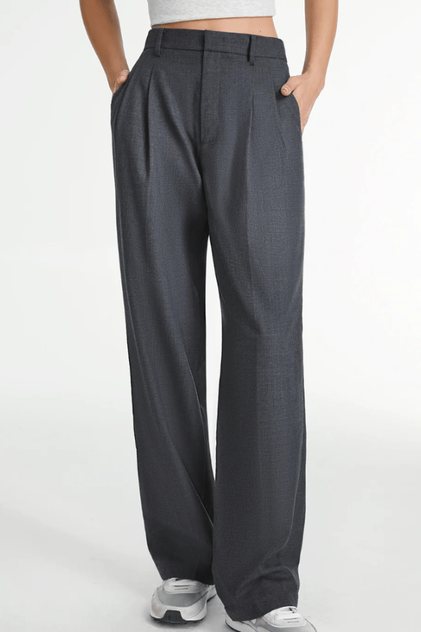 Women’s High-Waisted Tailored Straight-Leg Pants