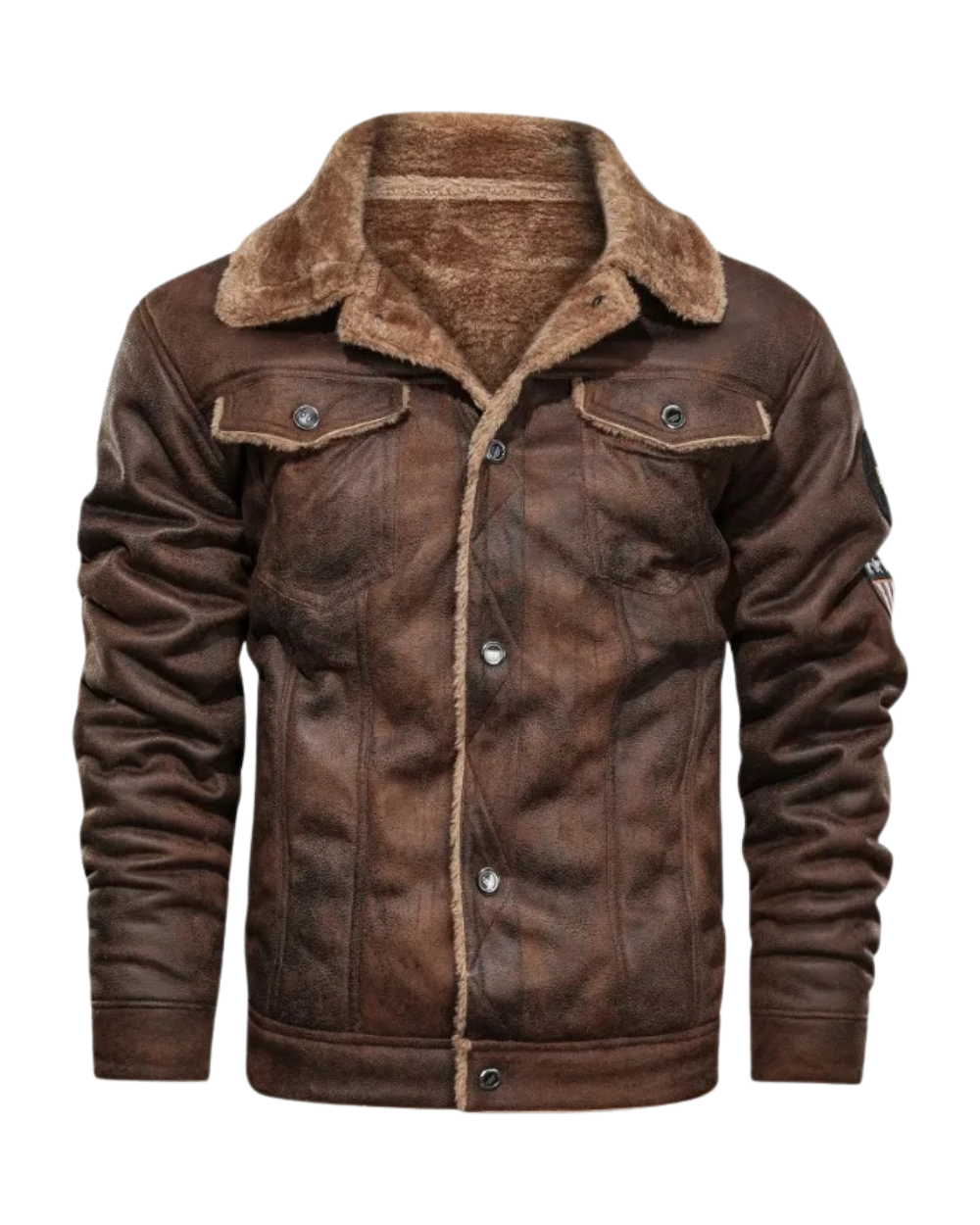 Men’s Insulated Winter Biker Jacket