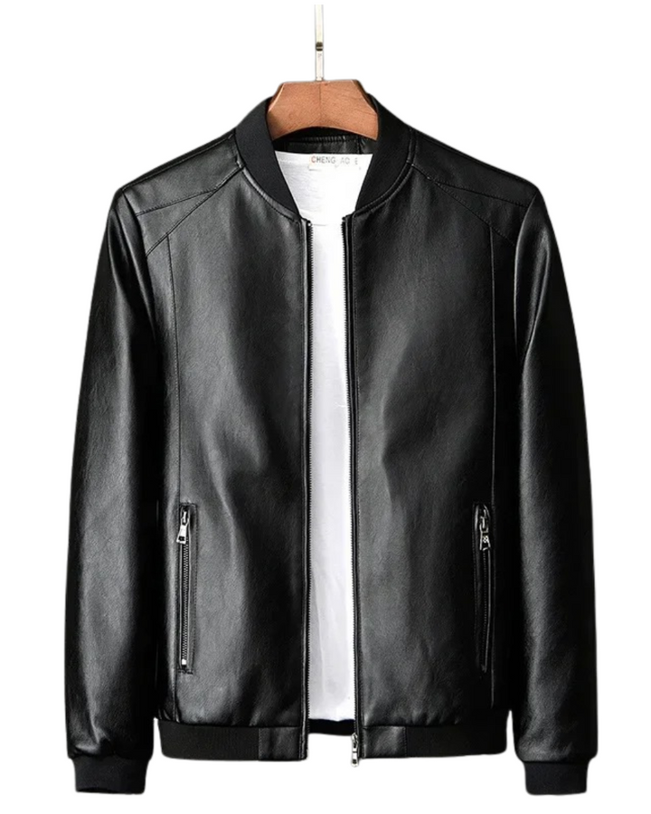 Men’s Slim Fit Moto Biker Jacket