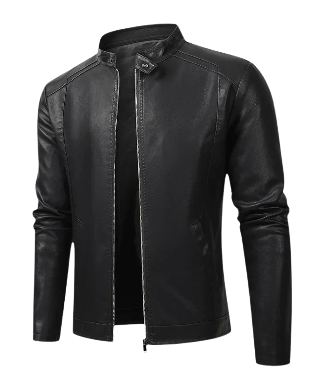 Men’s Slim Fit Biker Moto Jacket