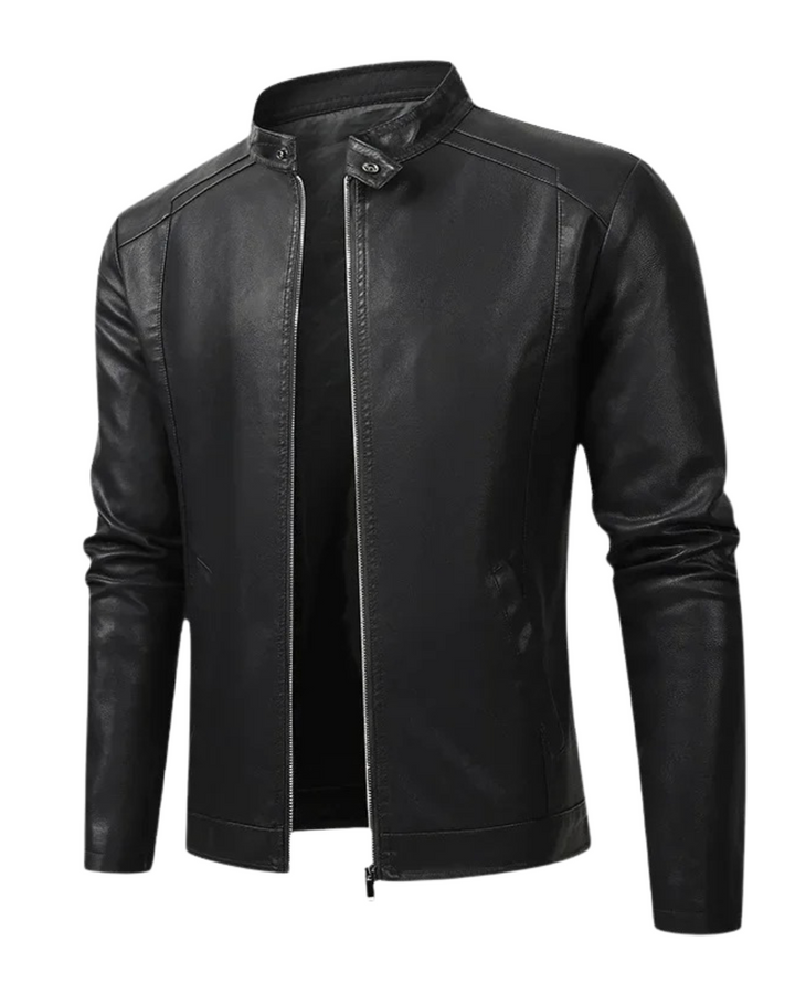 Men’s Slim Fit Biker Moto Jacket