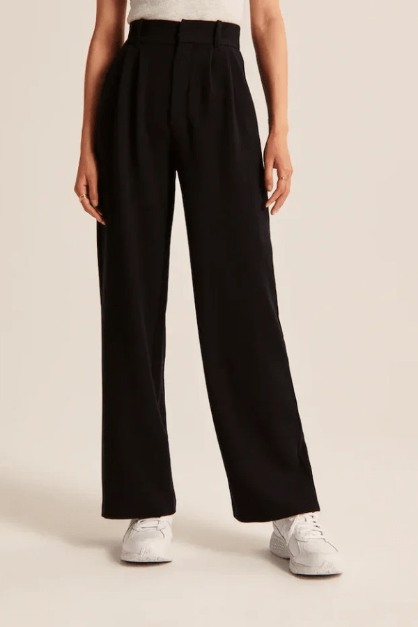 Women’s High-Waisted Tailored Straight-Leg Pants