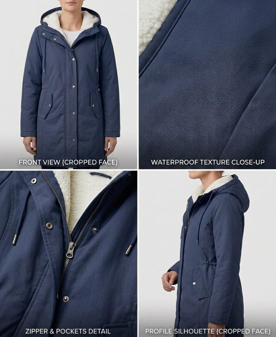 Women’s Hooded Insulated Winter Coat