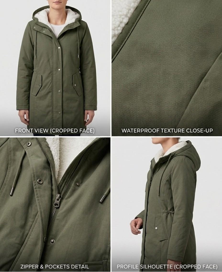 Women’s Hooded Insulated Winter Coat