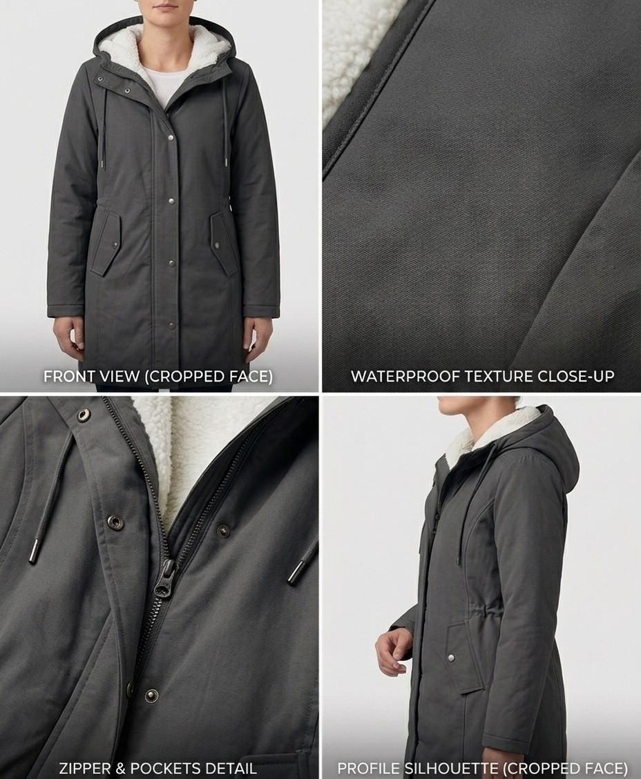 Women’s Hooded Insulated Winter Coat