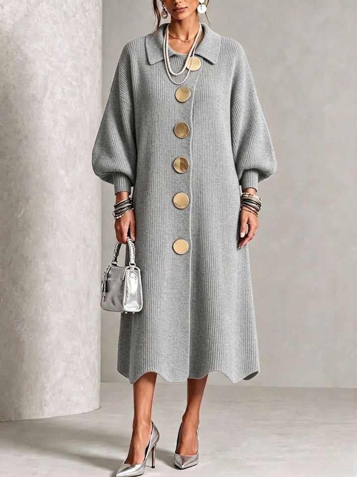 Women’s Long Sleeve Button-Down Dress