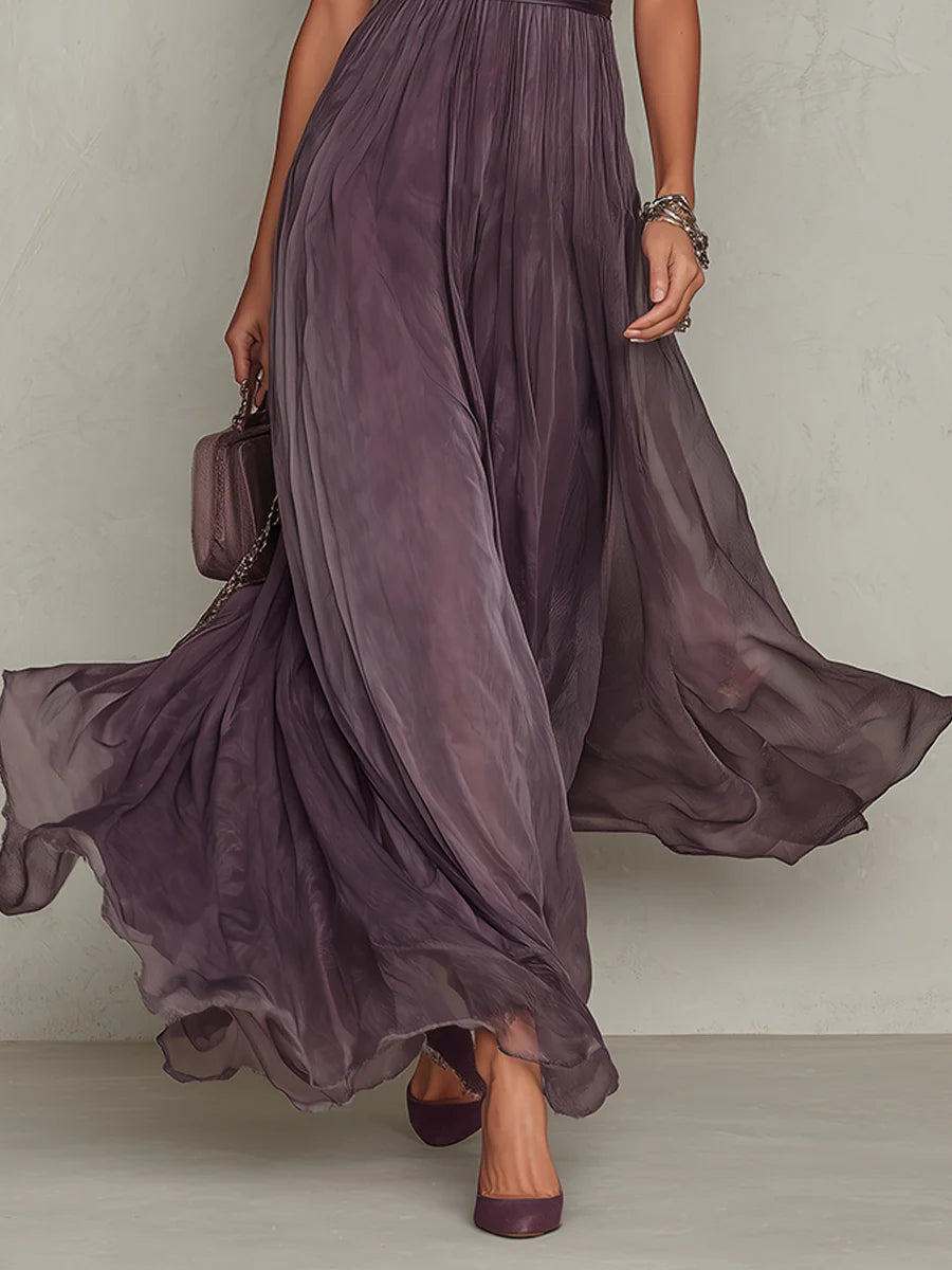 Women’s Vintage Evening Maxi Dress