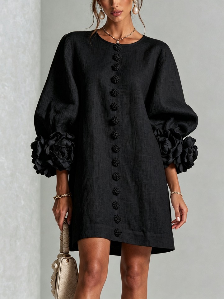Women’s Floral Button-Down Mini Dress