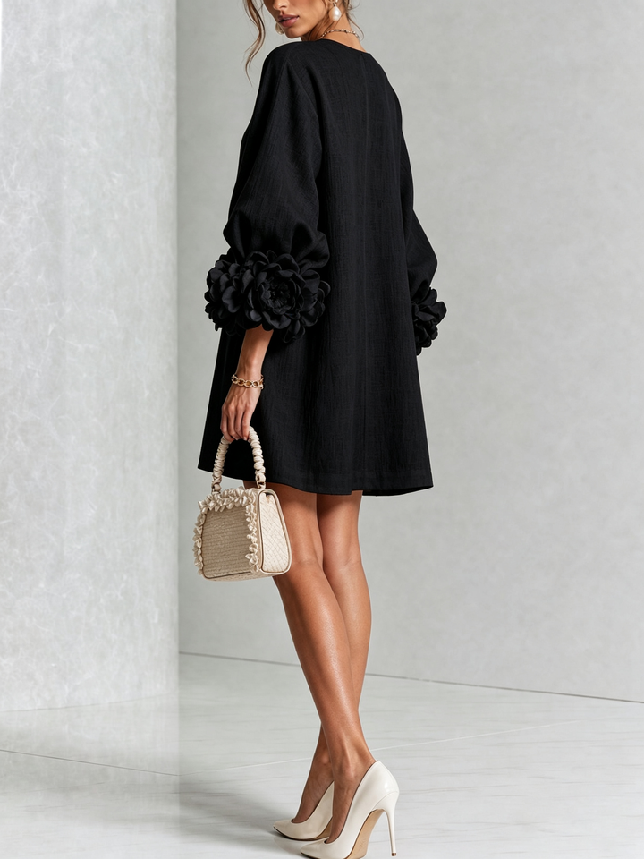 Women’s Floral Button-Down Mini Dress
