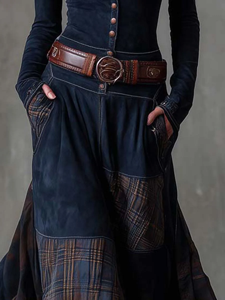 Women’s Belted Maxi Dress