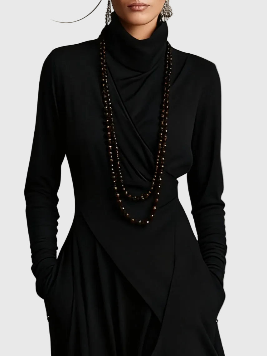 Women’s Violet Pleated Maxi Dress