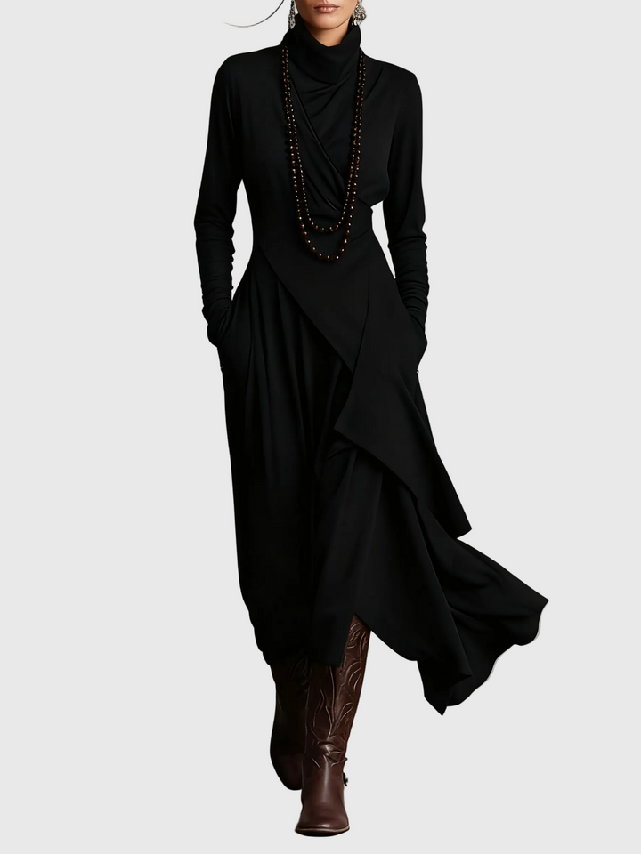 Women’s Violet Pleated Maxi Dress