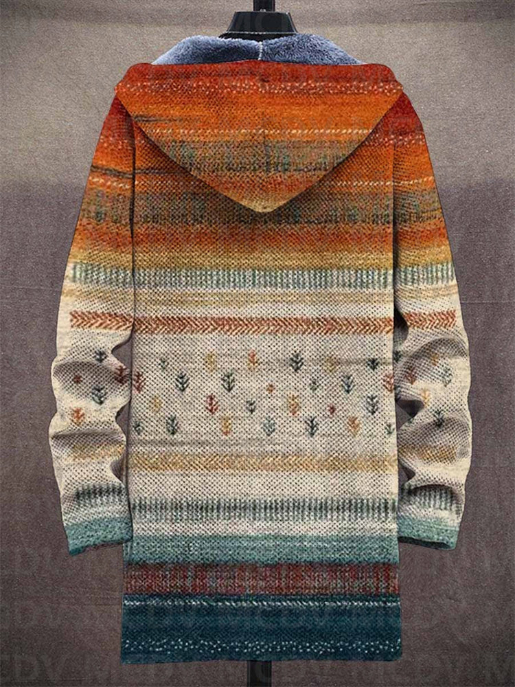 Women’s Oversized Abstract Print Cardigan