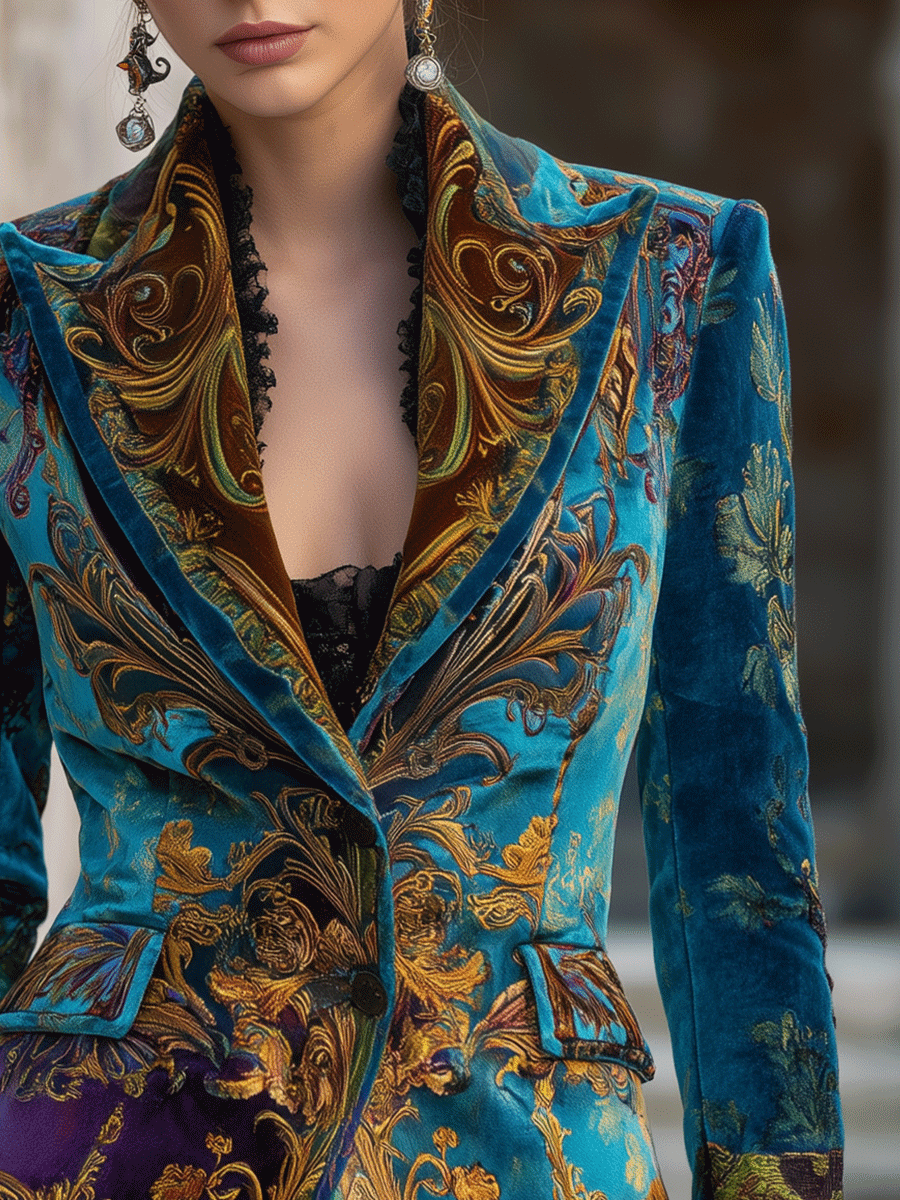 Women’s Bohemian Baroque Tailored Blazer