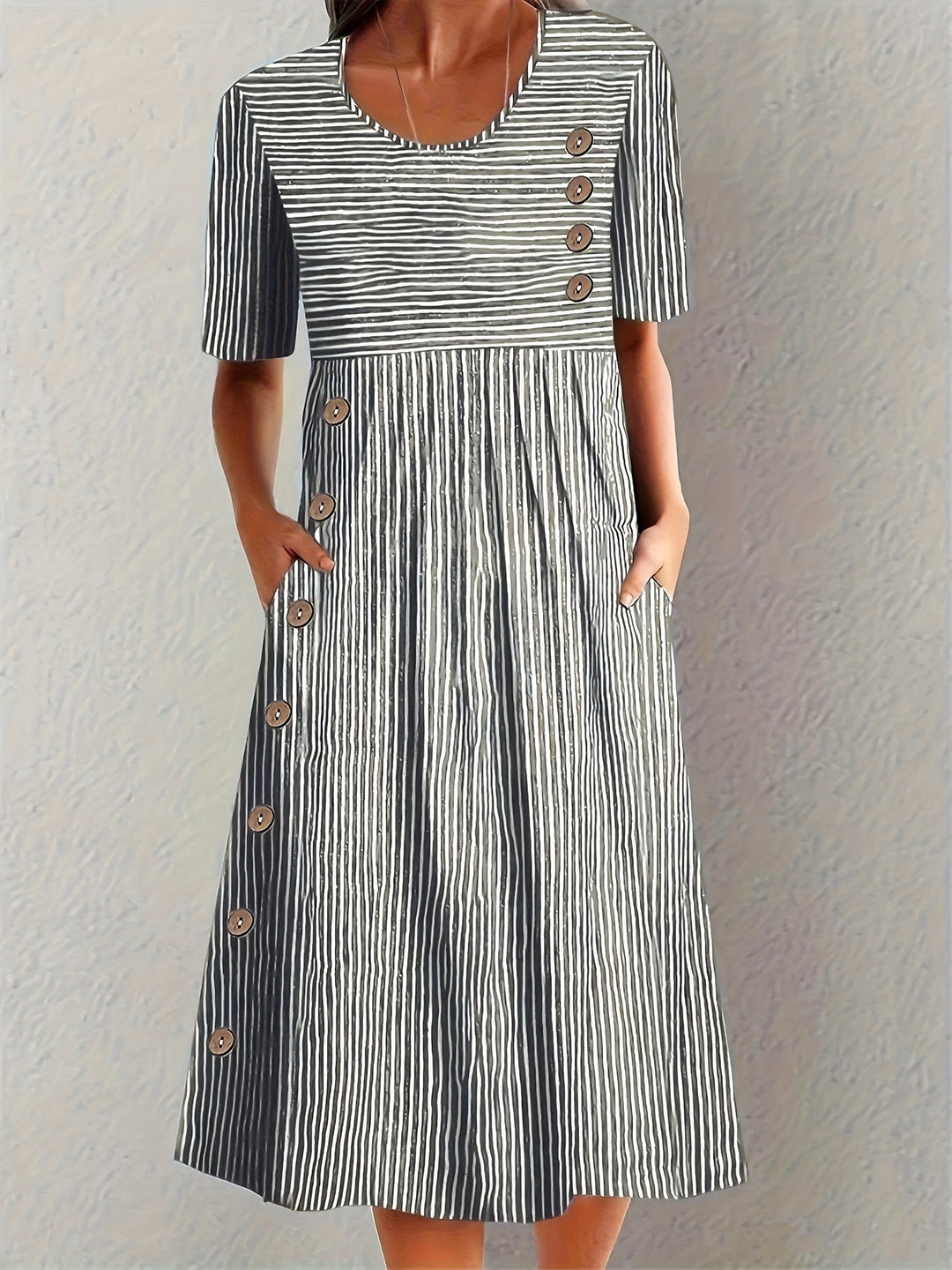Women’s Casual Striped Summer Dress