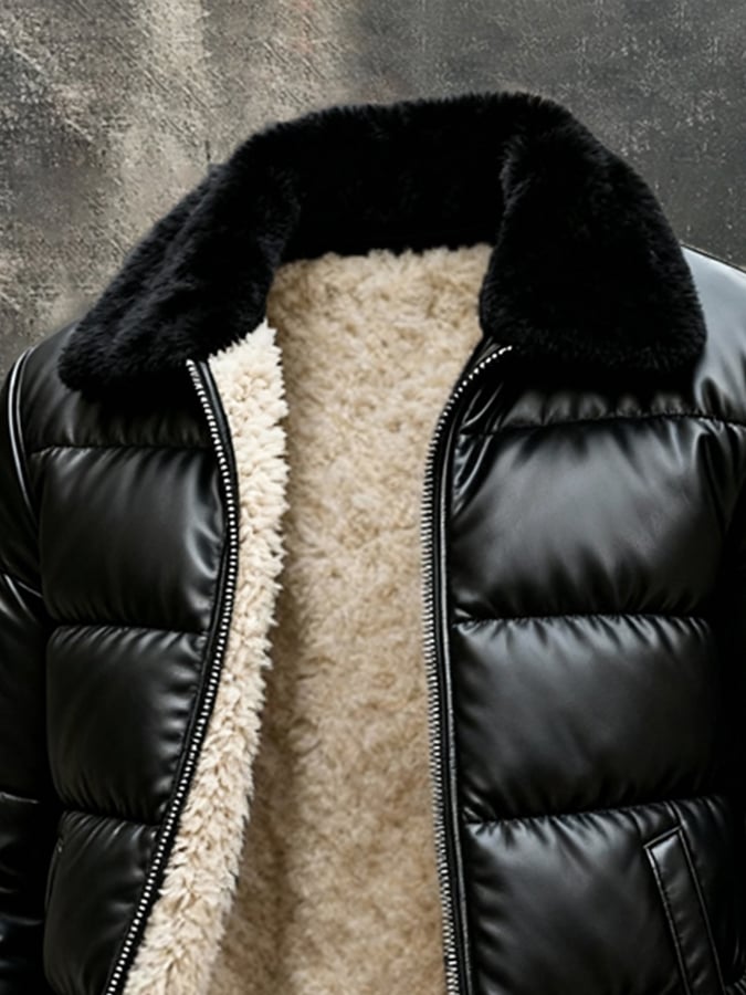 Men’s Warm Vintage Padded Puffer Jacket