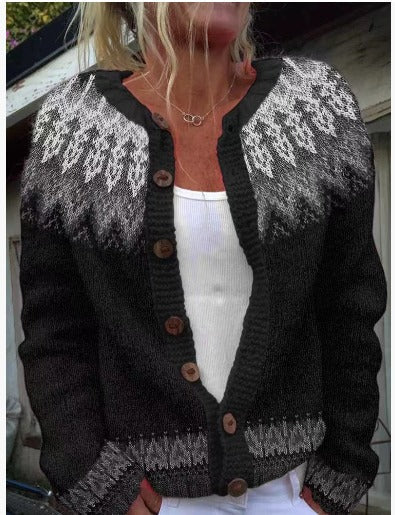 Women’s Retro Knit Cardigan