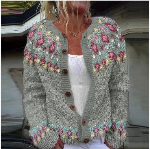 Women’s Retro Button Front Cardigan