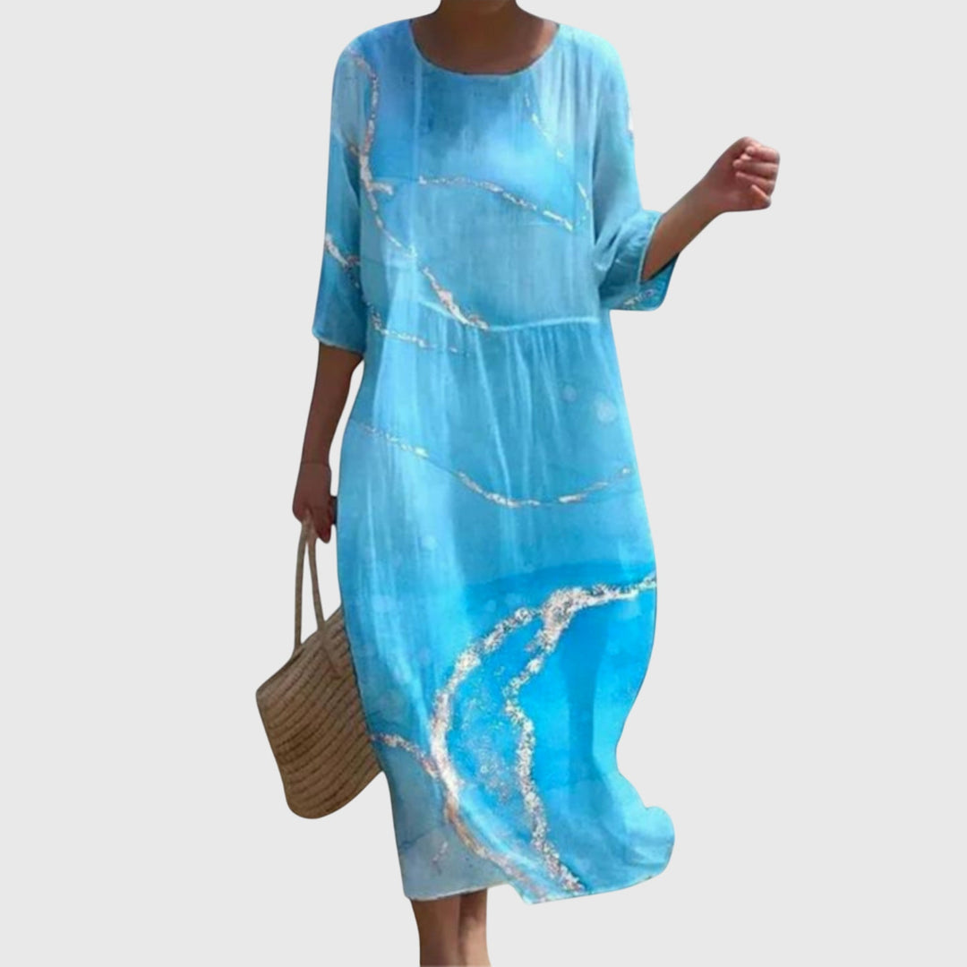Women’s Floral Print Boho Maxi Dress