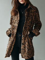 Women’s Vintage Leopard Print Jacket