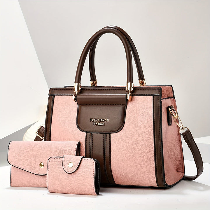 Women’s 3 Piece Matching Handbag Set