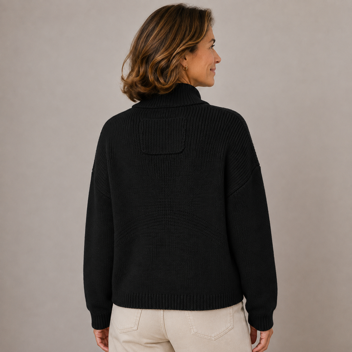 Women’s Stand Collar Button Up Cardigan