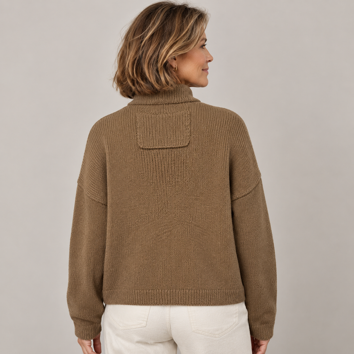Women’s Stand Collar Button Up Cardigan