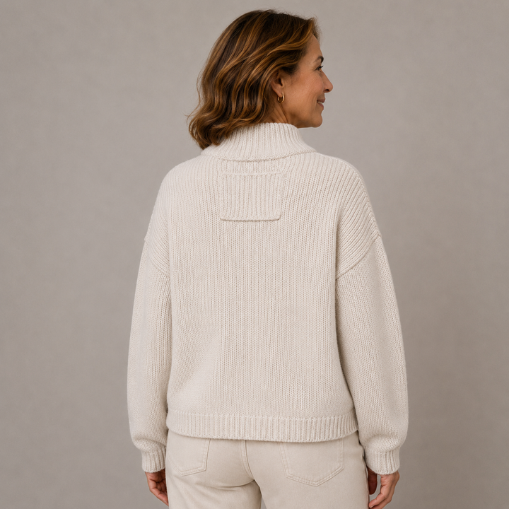 Women’s Stand Collar Button Up Cardigan