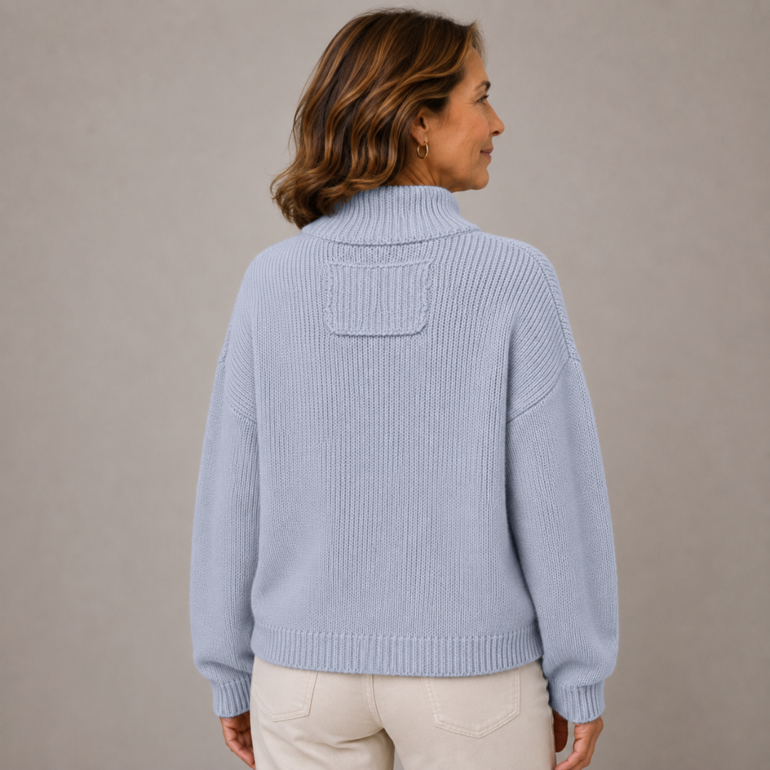 Women’s Stand Collar Button Up Cardigan