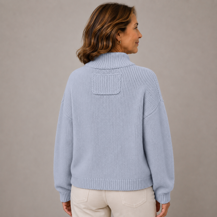 Women’s Stand Collar Button Up Cardigan