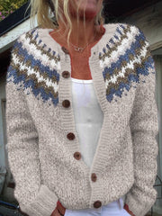 Women’s Retro Oversized Knit Cardigan