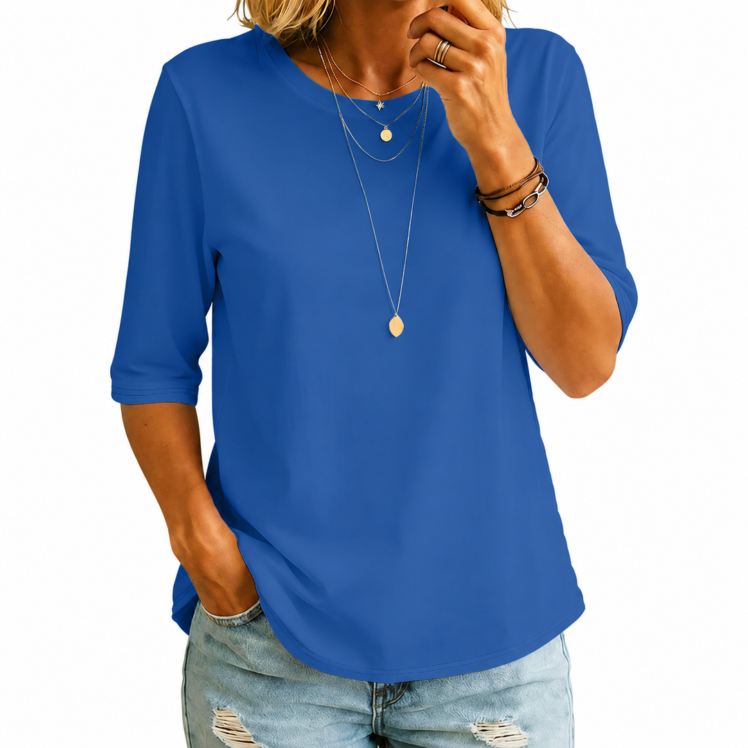 Women’s Relaxed Fit Crew Neck Short Sleeve T-Shirt (Restocked)