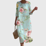 Women’s Floral Print Boho Maxi Dress