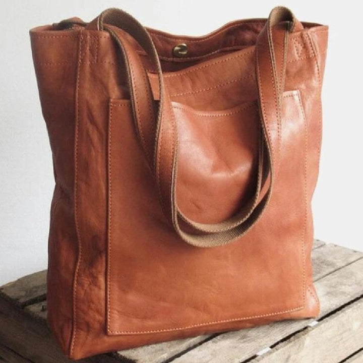 Women’s Large Vegan Work Tote Bag