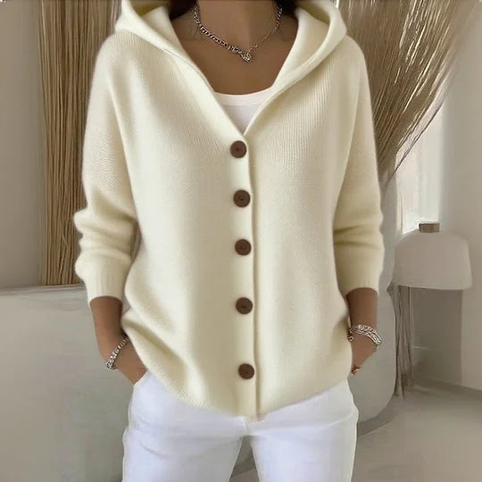 Women’s Lightweight Hooded Open Front Cardigan