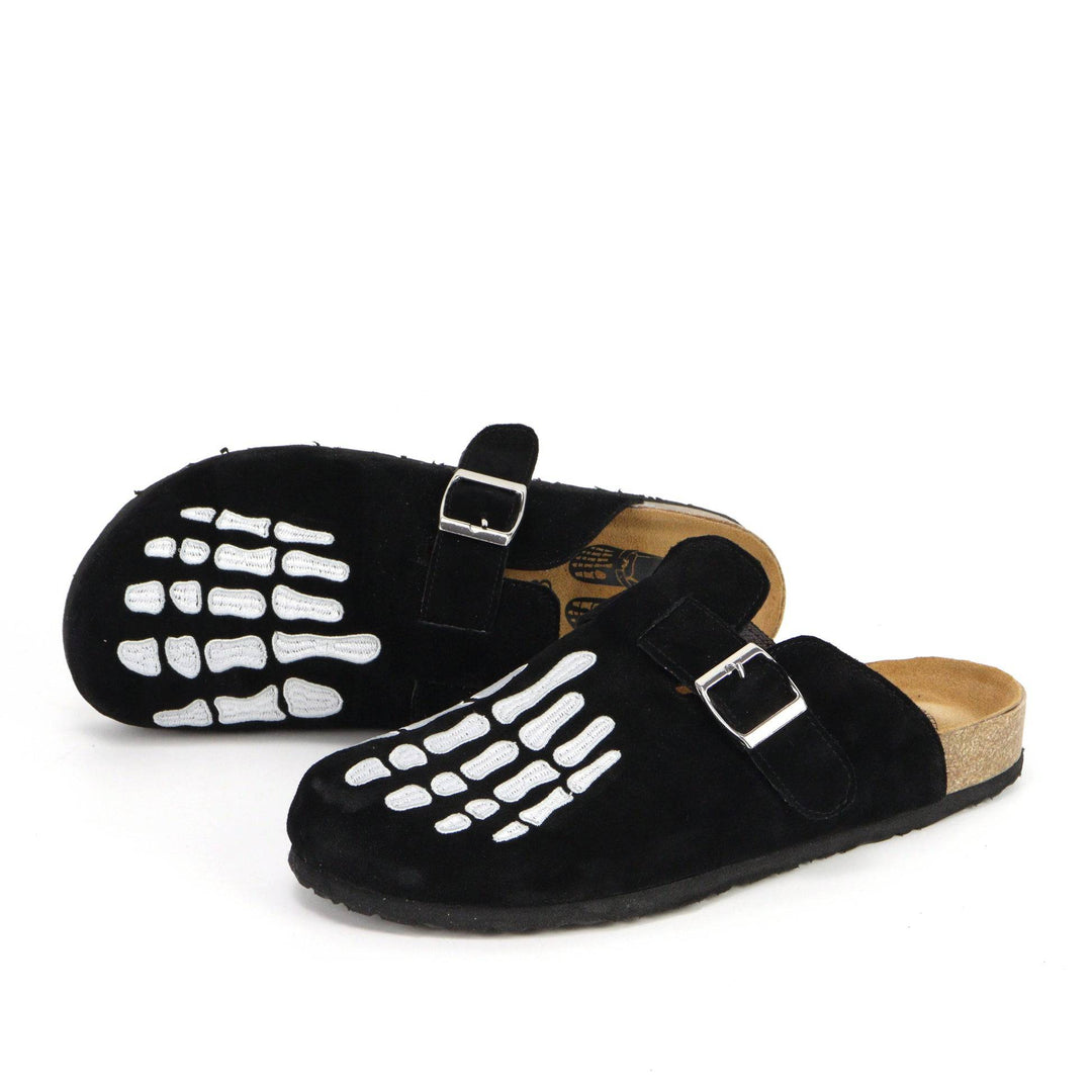 Skeleton Halloween Slip On Clogs