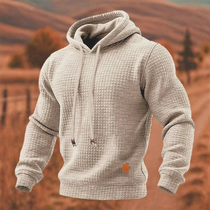 Men’s Textured Pullover Hoodie