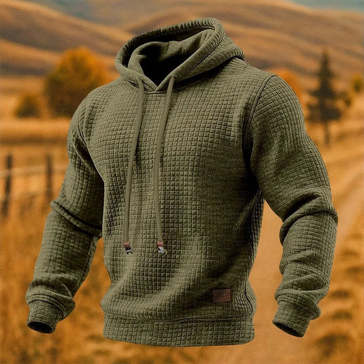 Men’s Textured Pullover Hoodie