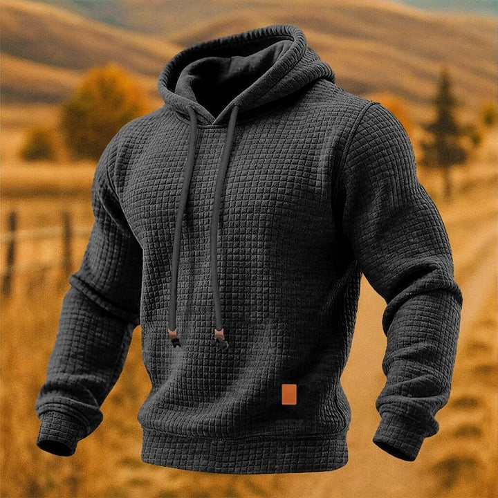 Men’s Textured Pullover Hoodie