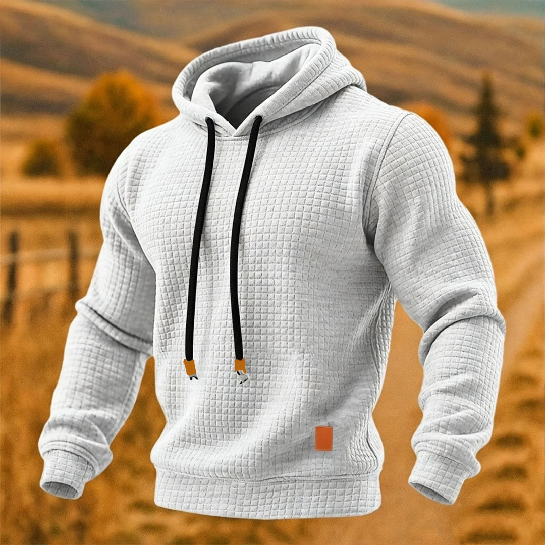 Men’s Textured Pullover Hoodie