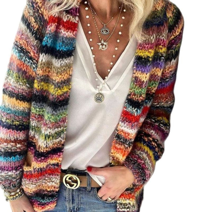 Women’s Multicolor Knit Cardigan
