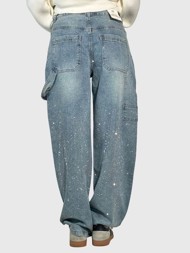 Women’s Rhinestone Embellished Party Pants