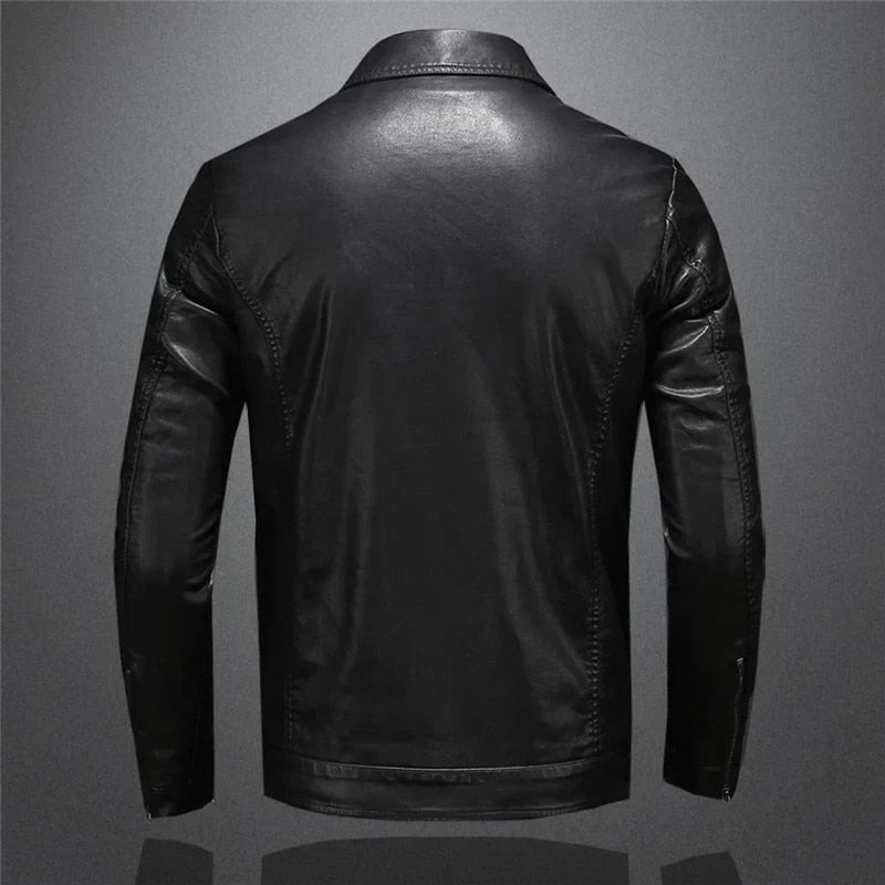 Men’s Classic Moto Biker Jacket