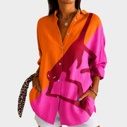 Women’s Safari Print Statement Blouse